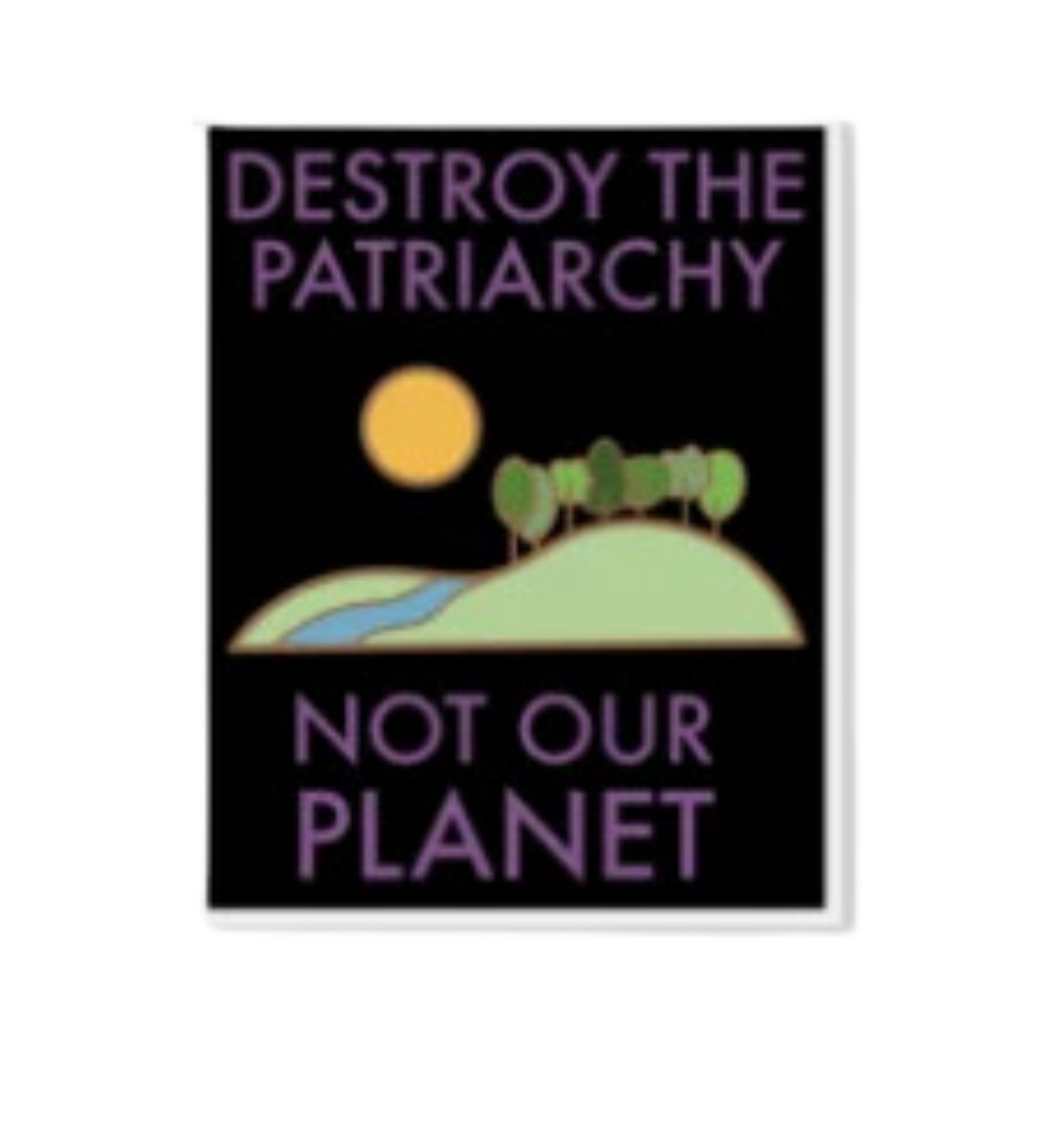 DESTROY THE PATRIARCHY Pin