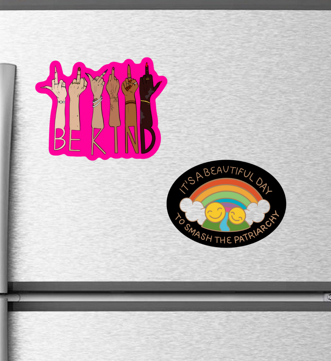 BE KIND/BEAUTIFUL DAY Magnet 2-er Set