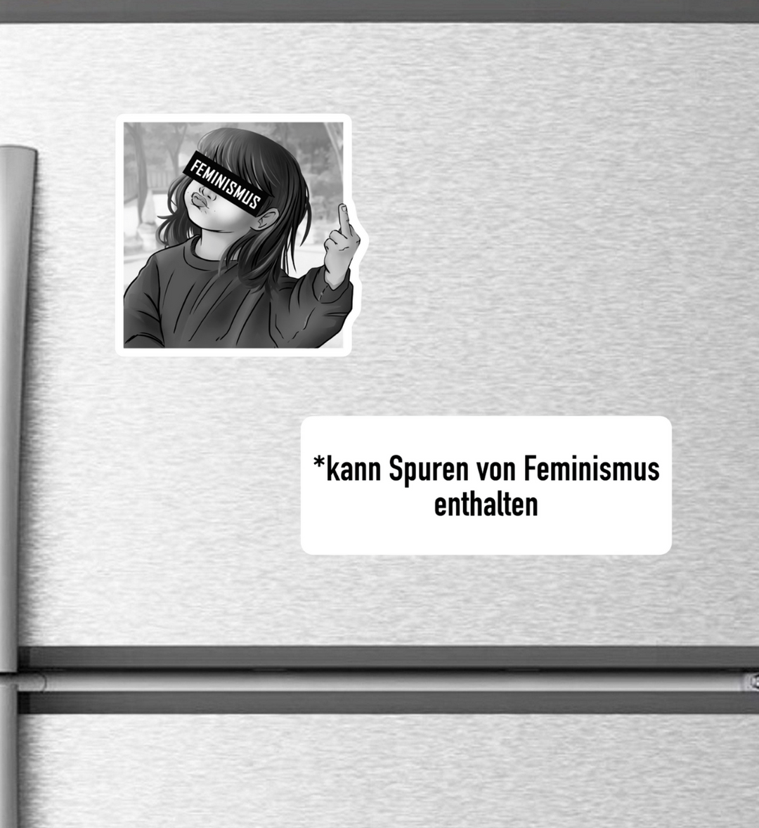 FEMINISMUS/SPUREN VON FEMINISMUS Magnet 2-er Set