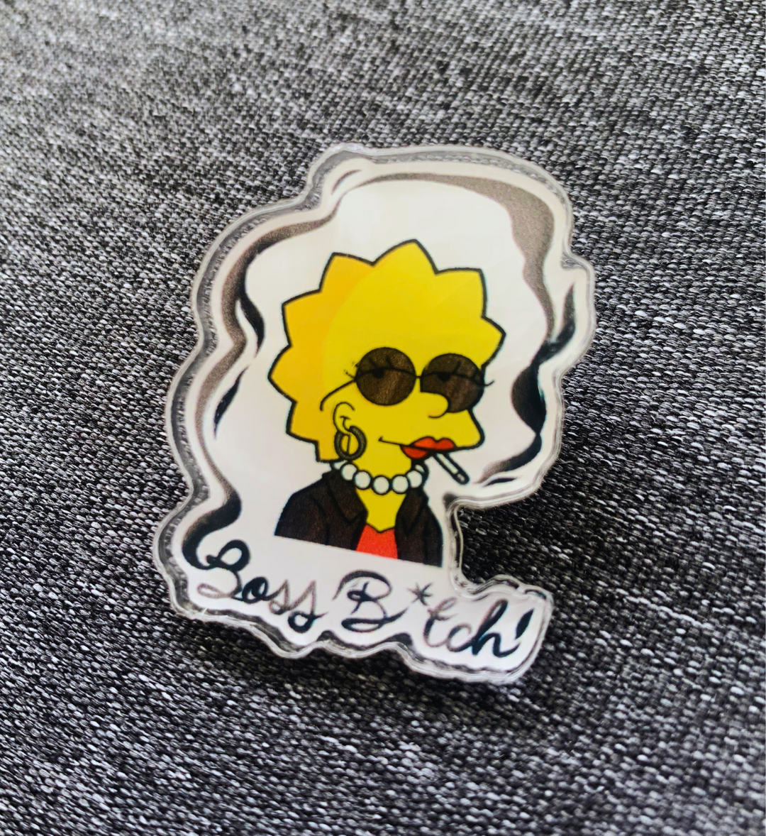 BOSS BITCH Pin