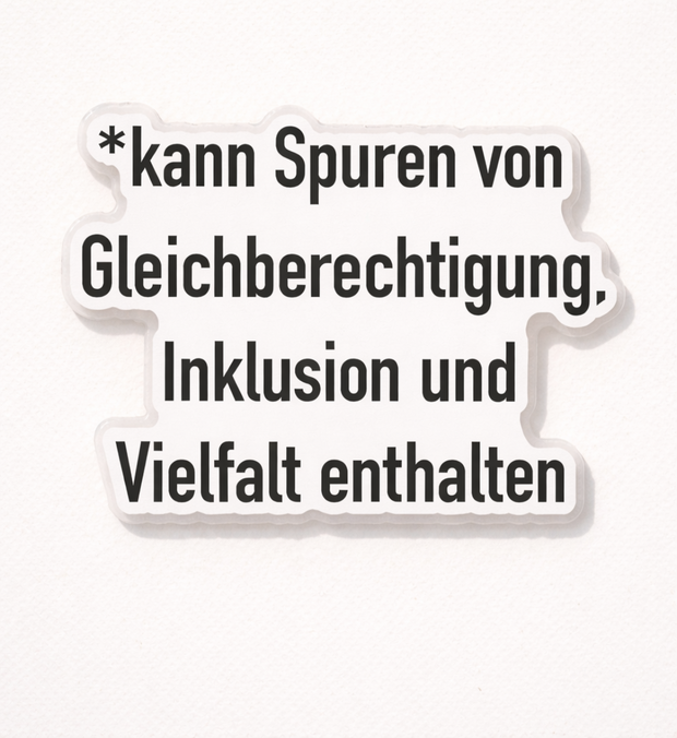 SPUREN VON GLEICHBERECHTIGUNG Pin