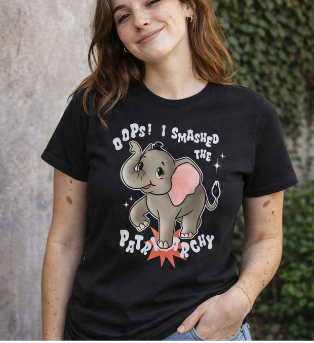 FEMINISMUS ELEFANT T-Shirt unisex