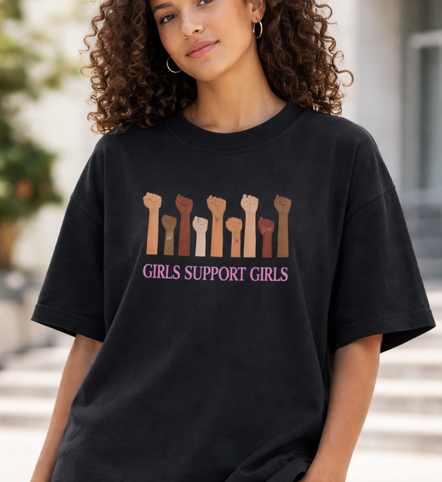 GIRLS SUPPORT GIRLS T-Shirt Oversized unisex