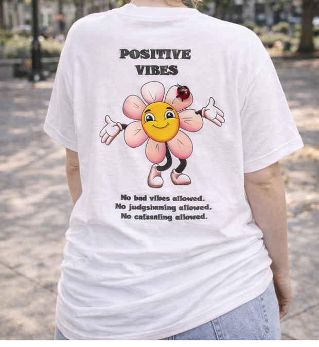POSITIVE VIBES T-Shirt Oversized unisex