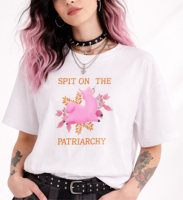 SPIT ON THE PATRIARCHY T-Shirt Oversized unisex