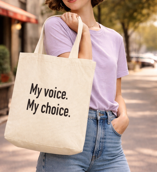 MY VOICE Jutebeutel