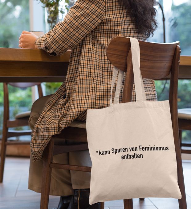 SPUREN VON FEMINISMUS Premium Jutebeutel