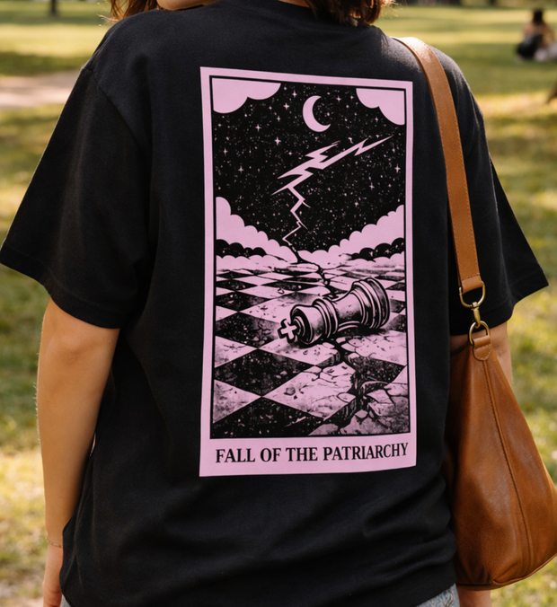 FALL OF THE PATRIARCHY TAROT T-Shirt Oversized unisex
