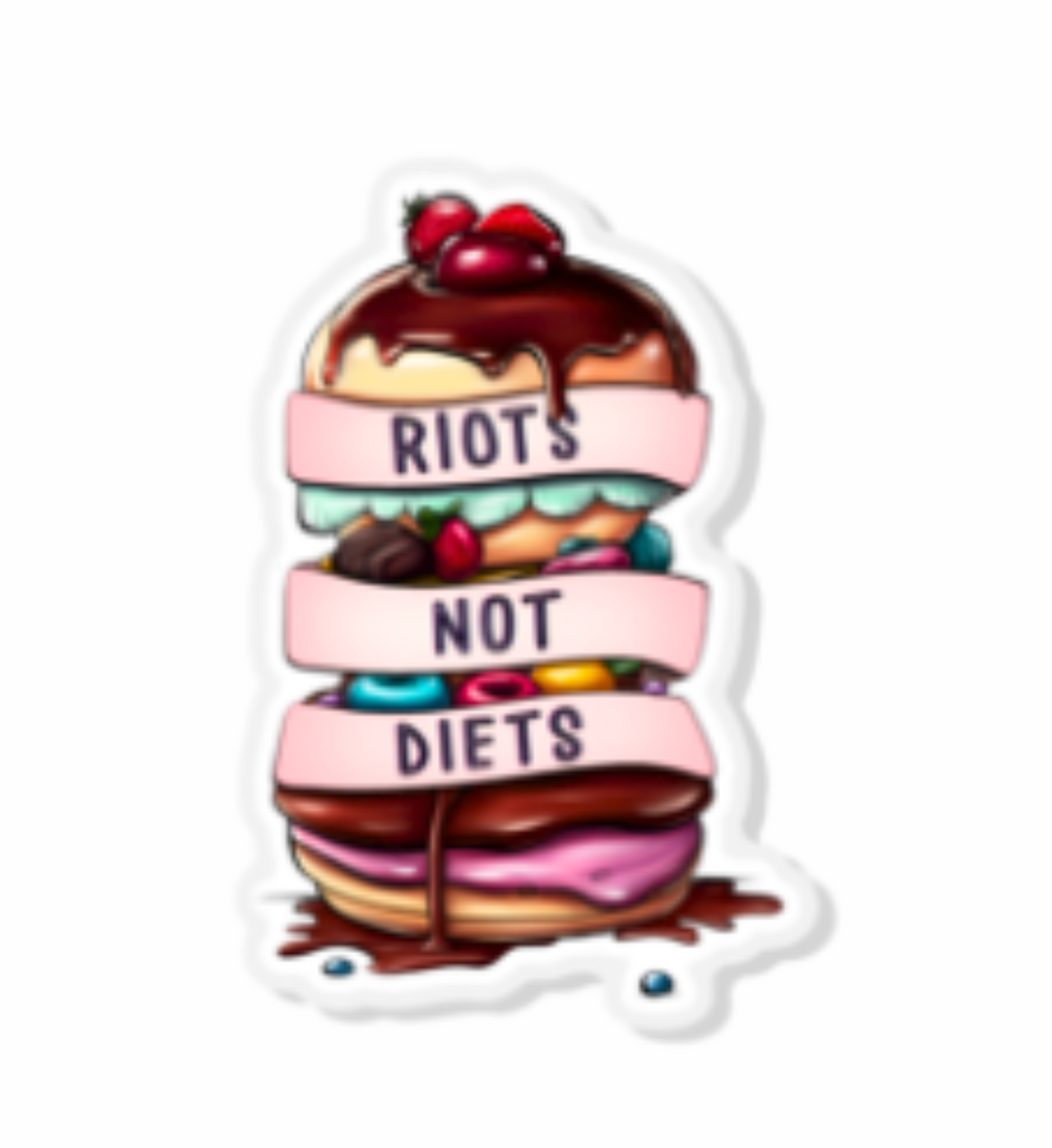 RIOTS NOT DIETS Pin