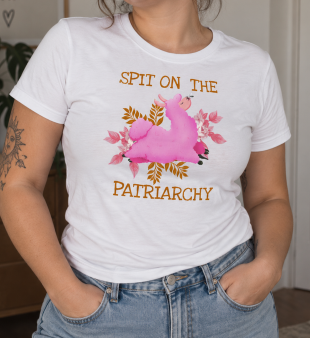 SPIT ON THE PATRIARCHY T-Shirt Damen