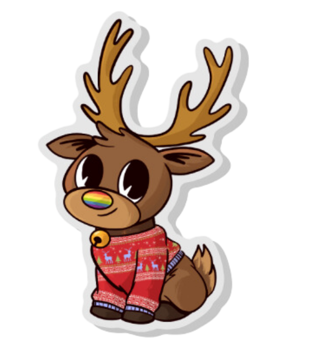 PRIDE REINDEER Pin