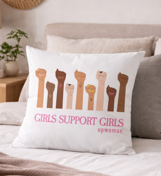 GIRLS SUPPORT GIRLS Kissen