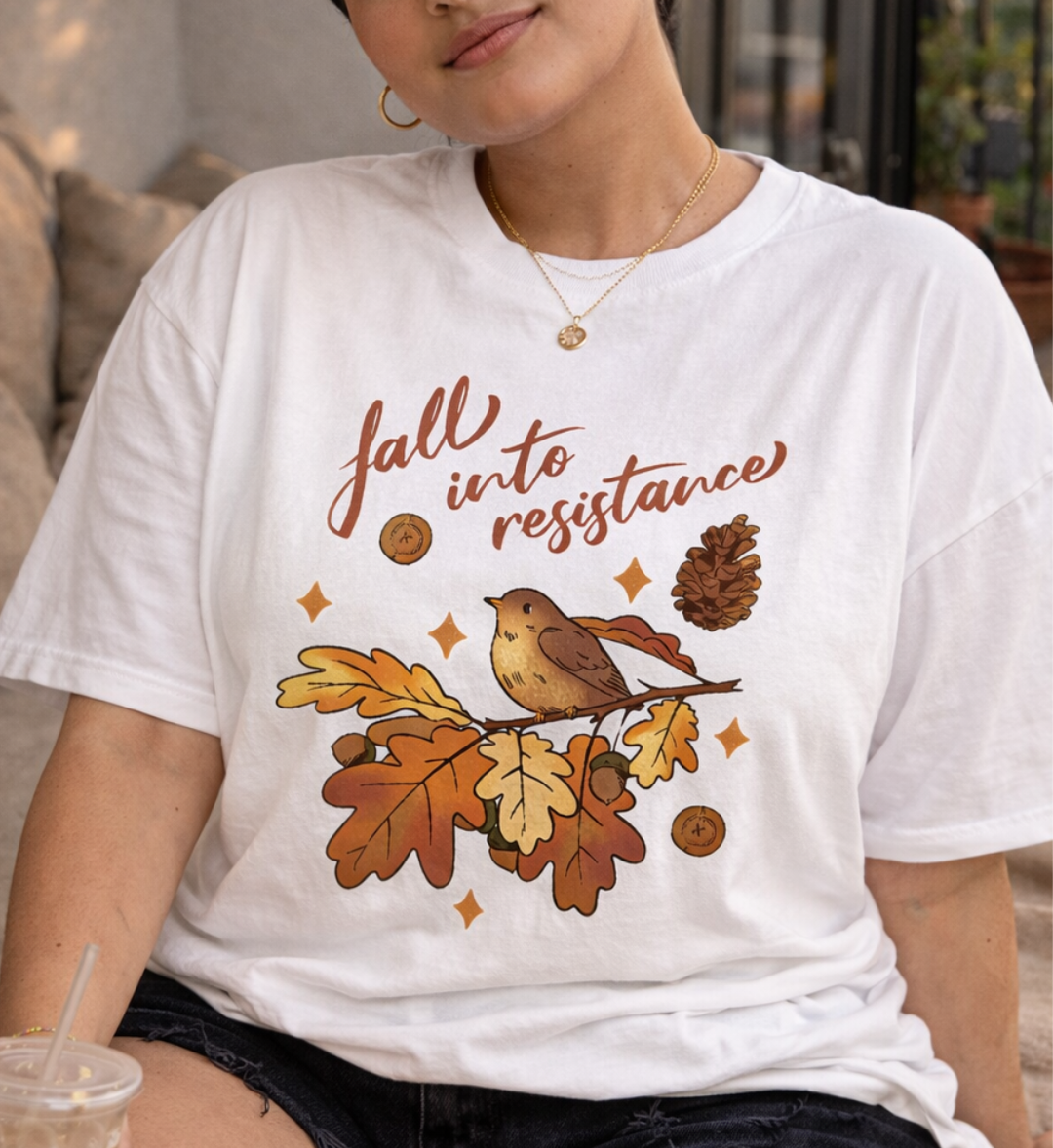 FALL INTO RESTISTANCE T-Shirt Oversized unisex