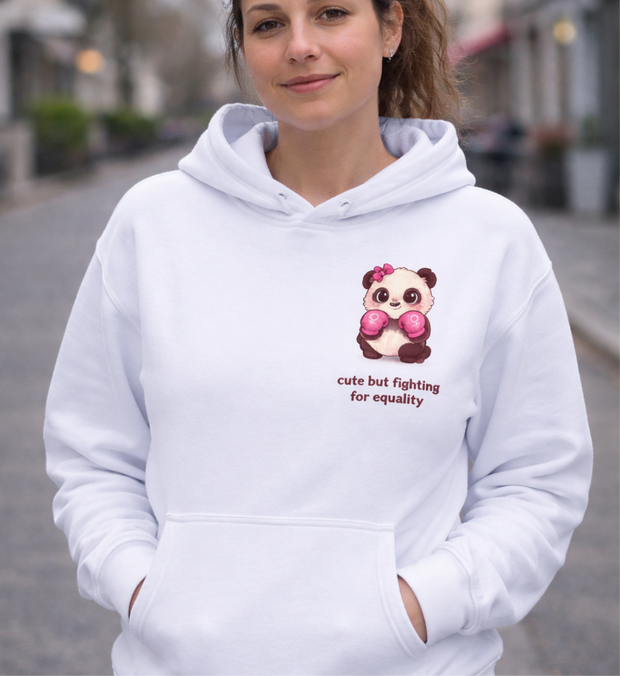 FEMINISTISCHER PANDA Hoodie unisex