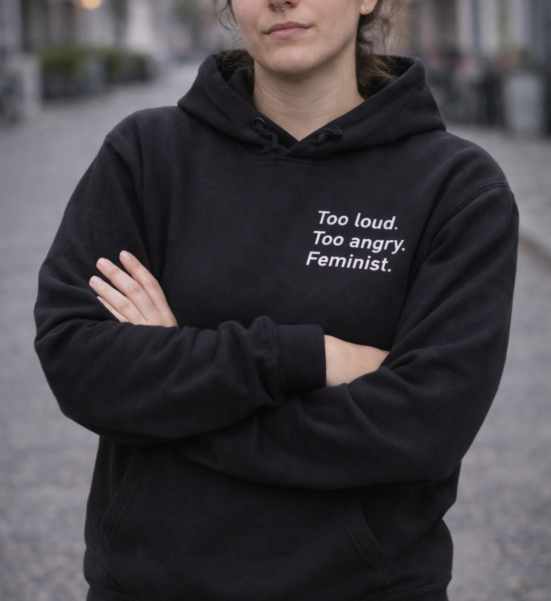 TOO ANGRY Hoodie unisex