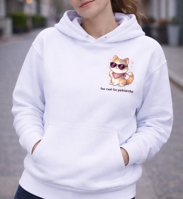 FEMINISTISCHE KATZE Hoodie unisex