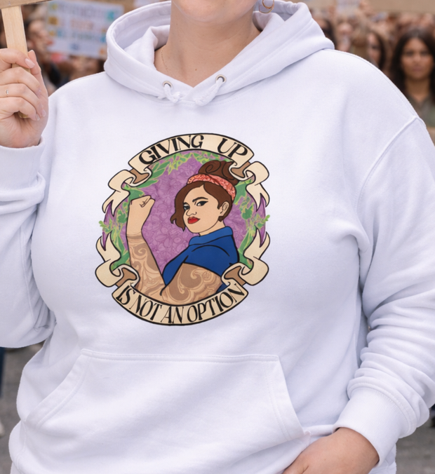 GIVING UP Hoodie unisex