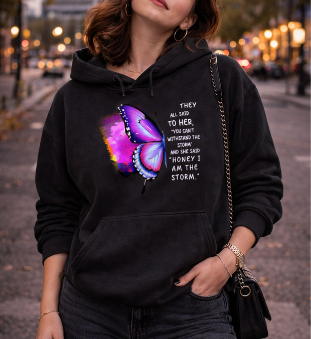 I AM THE STORM Hoodie unisex