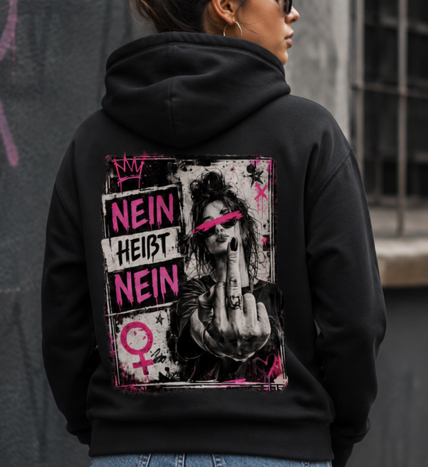 NEIN HEISST NEIN Hoodie unisex