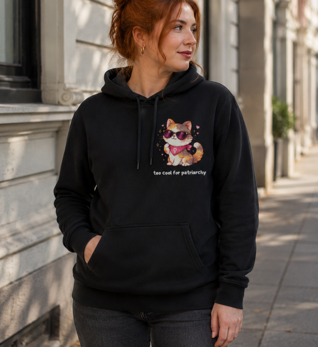 FEMINISTISCHE KATZE Hoodie unisex