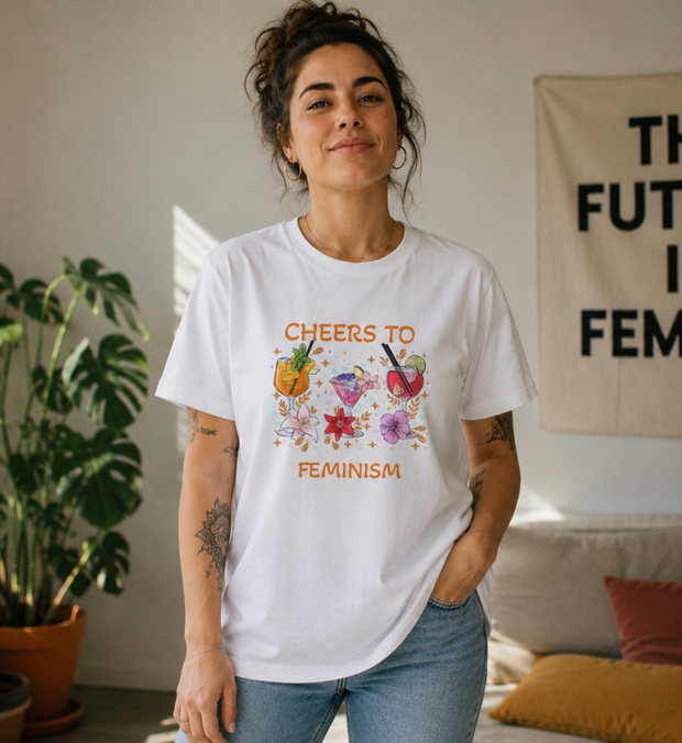 CHEERS T-Shirt Damen gerade geschnitten