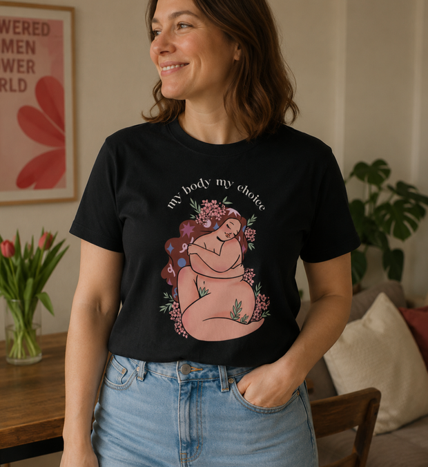 MY BODY T-Shirt Damen gerade geschnitten