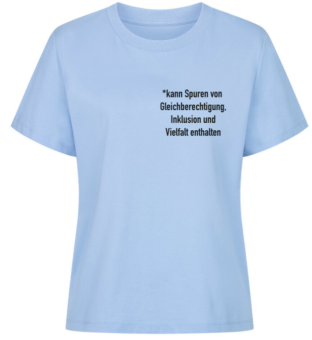 SPUREN VON GLEICHBERECHTIGUNG T-Shirt Damen gerade geschnitten