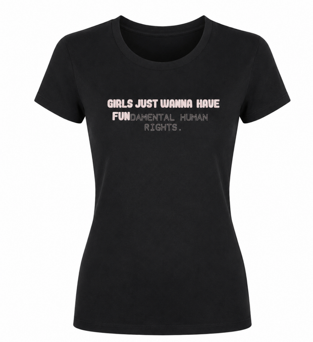 FUNDAMENTAL RIGHTS T-Shirt Damen tailliert