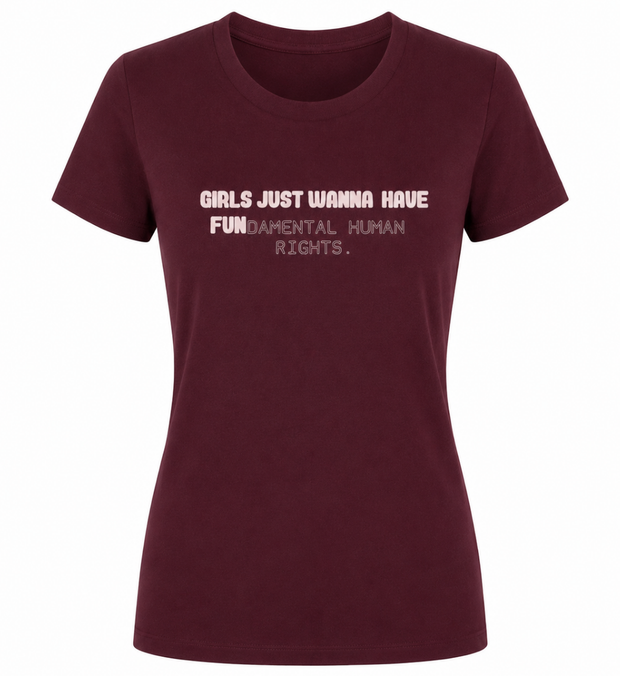 FUNDAMENTAL RIGHTS T-Shirt Damen tailliert