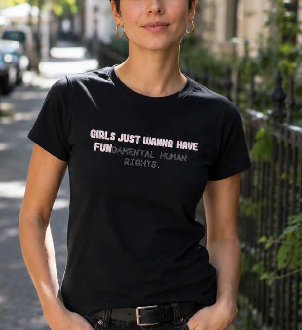 FUNDAMENTAL RIGHTS T-Shirt Damen tailliert