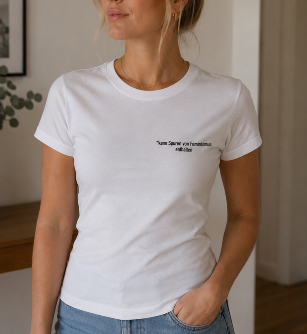 SPUREN VON FEMINISMUS T-Shirt Damen tailliert