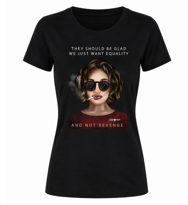 JUST WANT EQUALITY T-Shirt Damen tailliert