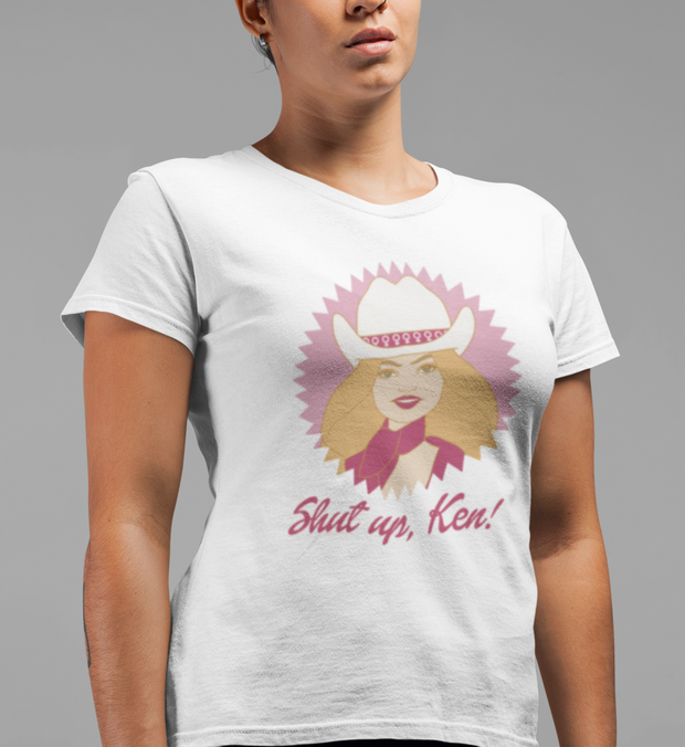 SHUT UP T-Shirt Damen tailliert