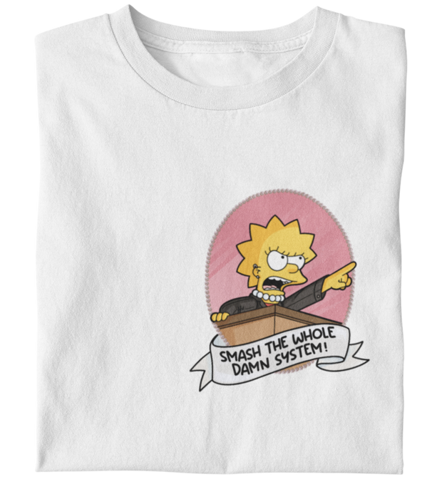SMASH THE SYSTEM T-Shirt Damen tailliert