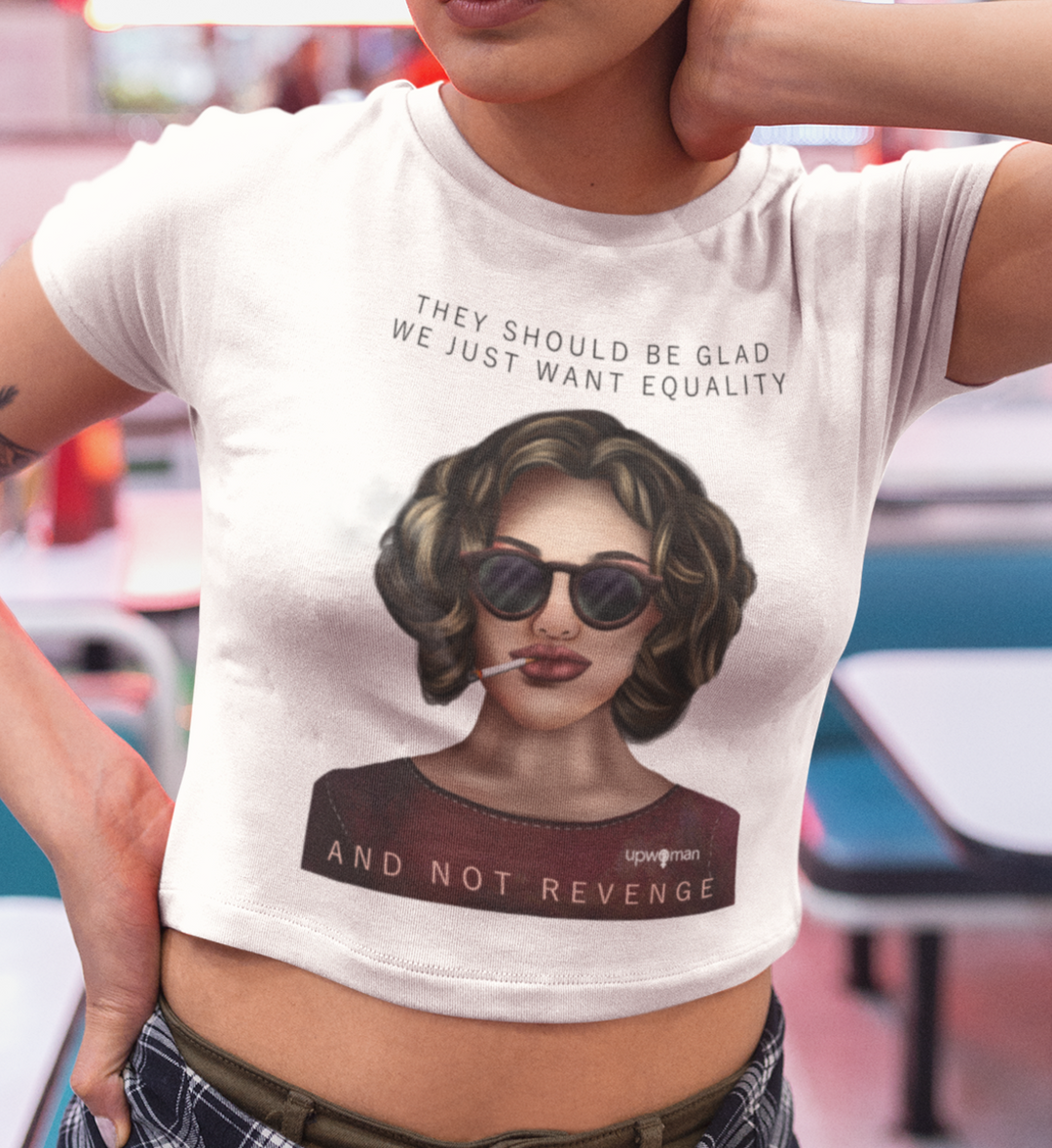 JUST WANT EQUALITY-Premium Crop Shirt