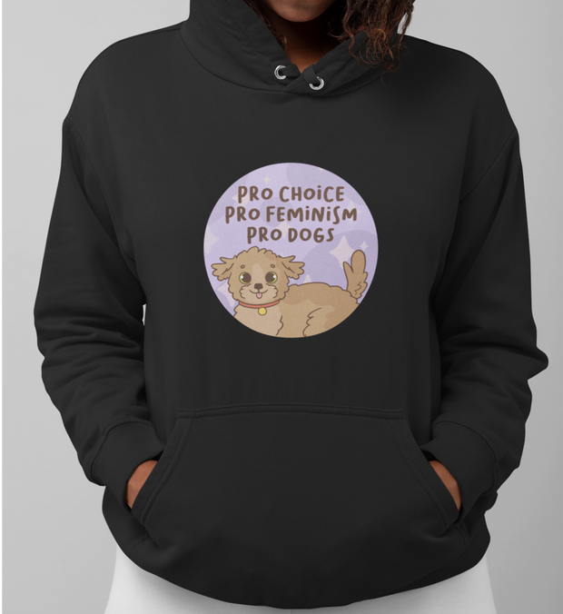 PRO FEMINISM PRO DOGS Hoodie unisex